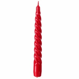 Candele Torciglione Cm.20 Pz.6 Rosa