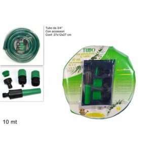 Tubo Giardino 10 Mt C/accessori D 3/4