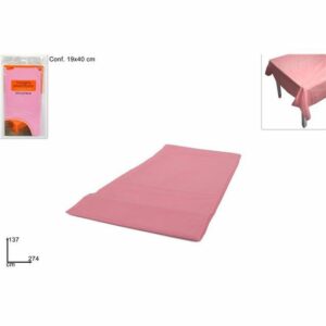 Tovaglia Plastif. 137x274cm Rosa