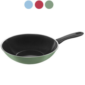 Wok 1 Manico         Cm 28 Caprera Verde Ballarini