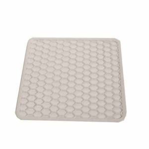 Tappeto Lavello Fori Esag. Bianco 41x32     Silgom