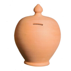 Salvadanaio Terracotta Tondo      Cm 22 H 30 Coli'