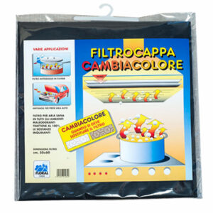 Filtro Cappe Carboni Cambiacolore  Cm 50x80 Floral