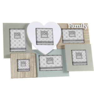 Portafoto Multiplo Family Cuore    Cm 45x30 Gchome