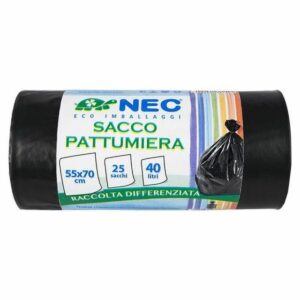 Sacco Polietilene 55x70 16pz. Nero