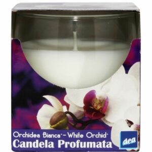 Dea Candele Pr.bicchiere White Orch.120g