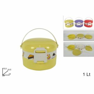 Contenitore Plastica Cibo 2 Scomparti C.