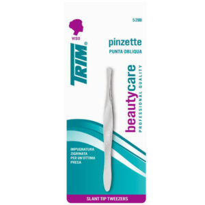 6 Pezzi Pinzette Viso Punta Obliqua       Cm 9 5-29bi Trim