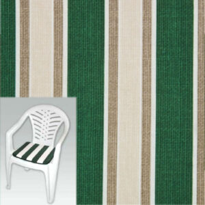 Cuscino Multiriga Verde Seduta   Pz 2 38x38x4 Xtra