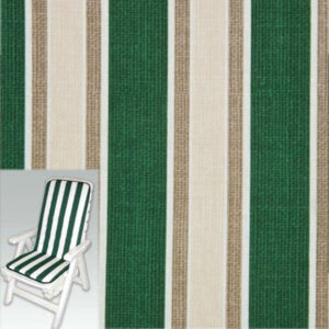 Cuscino Multiriga Verde Sedia Alto 70+42x44x3 Xtra