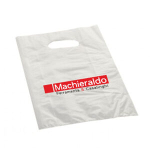 10 Pezzi Shopper Bianco 34x50 Machieraldo