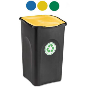 Pattumiera Ecogreen Nero/giallo      L 50 Stefanpl