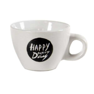 Tazza Caffe Ceramica Happy Day   Pz 6 Bellintavola