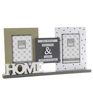 Portafoto Multiplo Design          Cm 42x23 Gchome