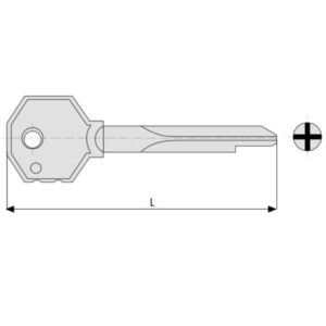 25 Pezzi Chiave Spillo Mm 75                00210-00-0 Cisa