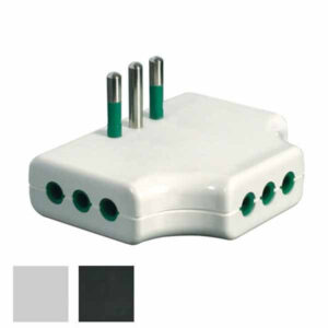 Adattatore Triplo Piatto 10a+t Bianco    82250 Fme