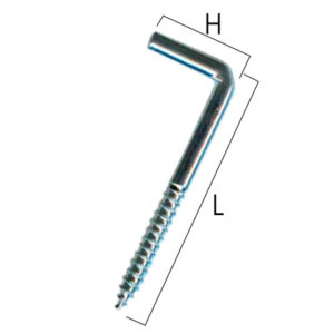 200 Pezzi Rampino Vite Zn 16x 30 Mm2