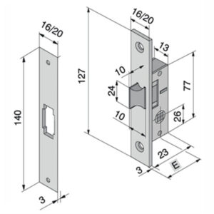 Serratura Inf.all                113.15.01.0 Welka