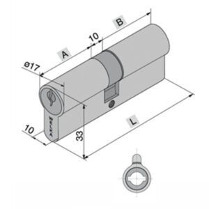 Cilindro Infilare  60-22-28      600.22.28   Welka