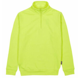 Felpa Zip Corta Yellow Fluo M        Tautra Upower