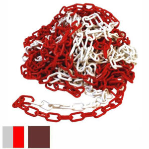 Catena Plastica Mm 8 Bianca/rossa M 25         Cvm