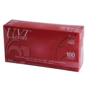 Guanti Vinile Uvi Extra Pz 100 L