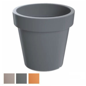 Vaso Lofly Tondo Grigio             13 H 12 Pplast