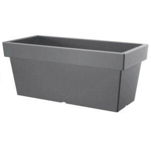 3 Pezzi Vaso Lofly Case Rett.grigio      58x26 H 22 Pplast