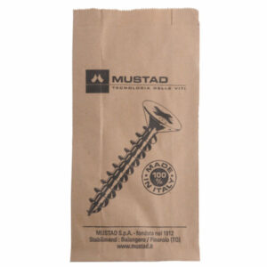 Busta Carta Portaminuteria Cm 12x24 Pz 100  Mustad