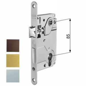 Serratura Inf.legno Centro E50 Ottonata   1024 Agb