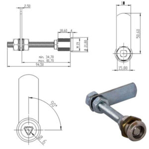 Cilindro Levetta Mm 20 Triangolo        160500 Omr