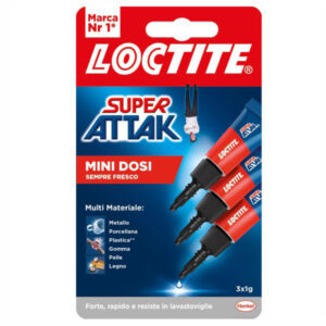 24 Pezzi Colla Superattak Original  G  3 Mini Trio  Loctite