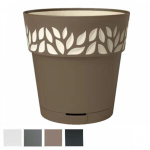 Vaso Cloe Tondo Ris.acqua Grigio  30 H 29 Stefanpl