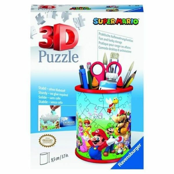 Puzzle 3d Portapenne Super Mario