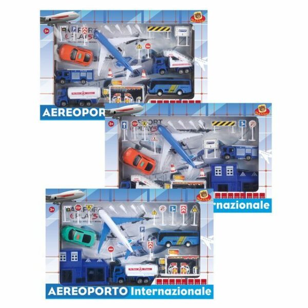 Playset Aereoporto C/mezzi H32xl50cm Ass