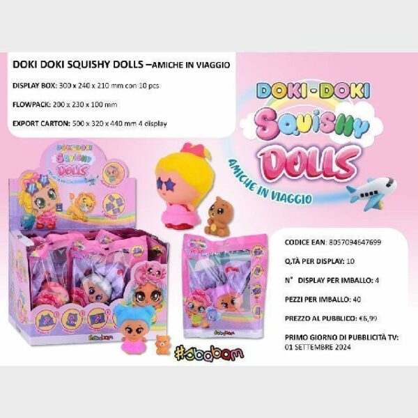 Doki Doki Squishy Dolls Amiche In Viaggi