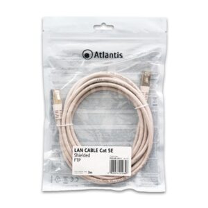 Cavi Cavo Rete Cat.5e-ftp (cavo Patch) Schermato Atlantis P019-lan_5e-f-3 - 3mt