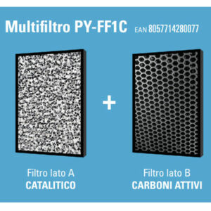 Purificatori D'aria Multifiltro Purify Py-ff1c Per Serie F: Comprendente Filtro A Carboni Attivi + Filtro Catalitico