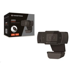 Webcam Webcam Conceptronic Amdis03b Full Hd 720p (risol.1080x720 ) Con Microf.- Usb2.0 Fino:31/05