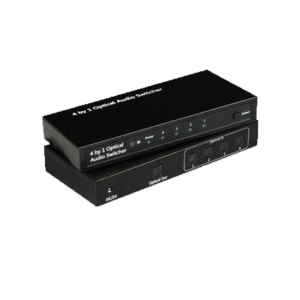 Cavi Optical Audio Switcher Atlantis A04-op-sw401 Con Remote Controller - Garanzia 2 Anni