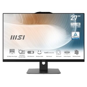 Lcd Pc Lcdpc Msi Modern Am272p 12m-615it 27"ips Fhd Ag Mm Black I7-1255u 16gbddr4 Ssd512 W11pro Lan Wifi Bt Hdmi 6usb Tpm Ve Fino:31/05