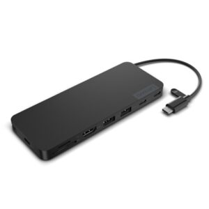 Accessori Pc/nb Lenovo Docking Station Lenovo Usb-c Slim Travel 4x11n40212 Blk Fino 65w Hdmi 2usb/2usbc 3y Hdmi Cardr Recycled Material 140x55x10.8mm