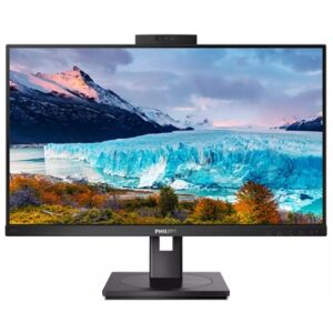 Monitor Monitor Philips Lcd Ips Led 27" Wide 272s1mh/004ms Mm Lowblue Fhd 1000:1 Black Vga Dvi Hdmi Dp Usb3.2webcam Vesafino:31/05