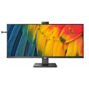 Monitor Monitor Philips Lcd Ips Led 39.5" 21:9 40b1u5601h/00 4ms Mm Wqhd 1200:1 Black Hdmi Dp Hub Usb Dock Usb-c Lan Webcam W Fino:24/05