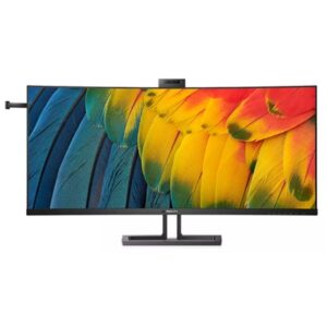 Monitor Monitor Philips Lcd Ips Led Curved 39.7" 21:9 40b1u6903ch/00 4k 4ms Mm Uhd 1000:1 Thunderbolt 4 Black 2xhdmi Dp Usb L Fino:31/05