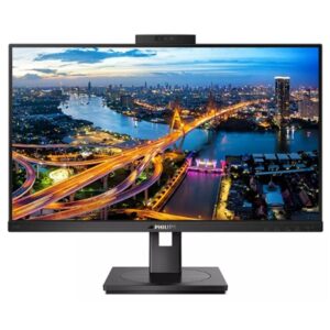 Monitor Monitor Philips Lcd Ips Led 23.8" Wide 243b1jh/00 4ms Lowblue Mm Fhd 1000:1 Black Hdmi Dp Lan Usb-c Webcam Vesa Fino:31/07