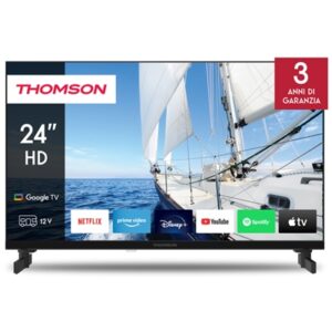 Tv Tv Thomson 24" Frame Less 24hg2s14c 12volt Google Tv Dvb-t2/s2 Hd 1366x768 Black Ci+ Slot 3xhdmi 2xusb Vesa