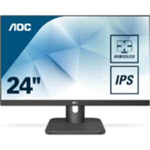 Monitor Monitor Aoc Lcd Ips Led 23.8" Wide 24e1q 5ms Mm Fhd 1000:1 Black Vga Hdmi Dp Vesa Fino:31/07