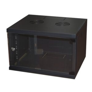 Armadi Rack Rack19" Armadio7u Lk1907un A Parete L540xp450xa350 Nero Con Porta In Vetro - Assemblato