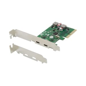 Networking Scheda Pci Express 2p Usb3.2 Gen 2 Type-c Conceptronic Emrick08g Autoalim.-10gbps-uasp